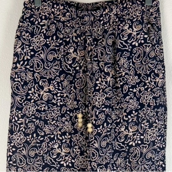 ZARA Women’s Printed Floral Pants Lightweight Relaxed Boho Vacation Small EUC - Picture 6 of 9